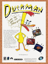 1997 Duckman PC Original Advertisement / Retro Wall Art v1
