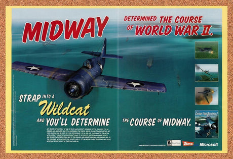 2000 Combat Flight Simulator WW2 Pacific Theater PC Original Advertisement v2