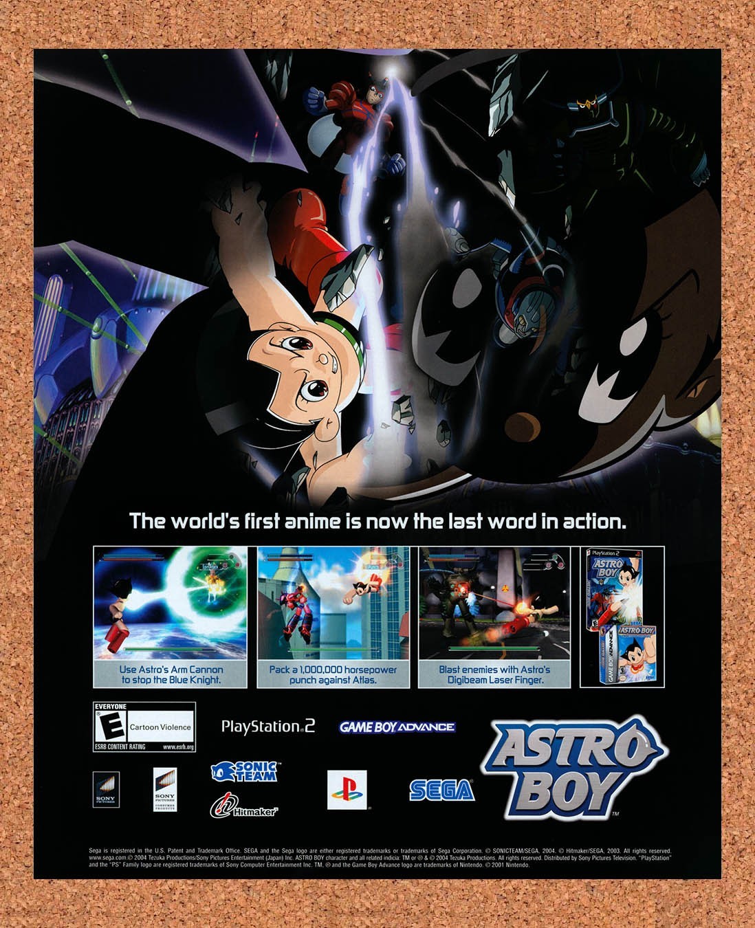 2004 Astro Boy PS2 Original Advertisement / Retro Promo v1