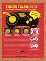 1992 Triax Turbo Touch 360 Original Advertisement / Retro Promo v2