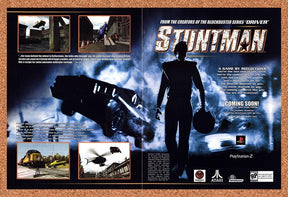 2002 Stuntman PS2 Original Advertisement / Retro Promo v1