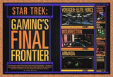 Star Trek PC Original 2001 Ad Authentic Voyager Cover Story Video Game Promo