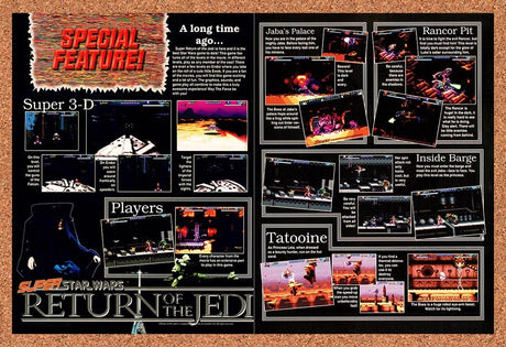 1994 Super Star Wars Return Of The Jedi SNES Original Advertisement / Promo vr1