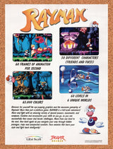1995 Rayman Jaguar Original Advertisement / Retro Wall Art v4