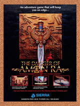 1992 Dagger Of Amon Ra MS-DOS Original Advertisement / Retro Promo v1