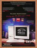 Falcon Northwest Mach V PC Original 2003 Ad Authentic Gaming Computer Promo
