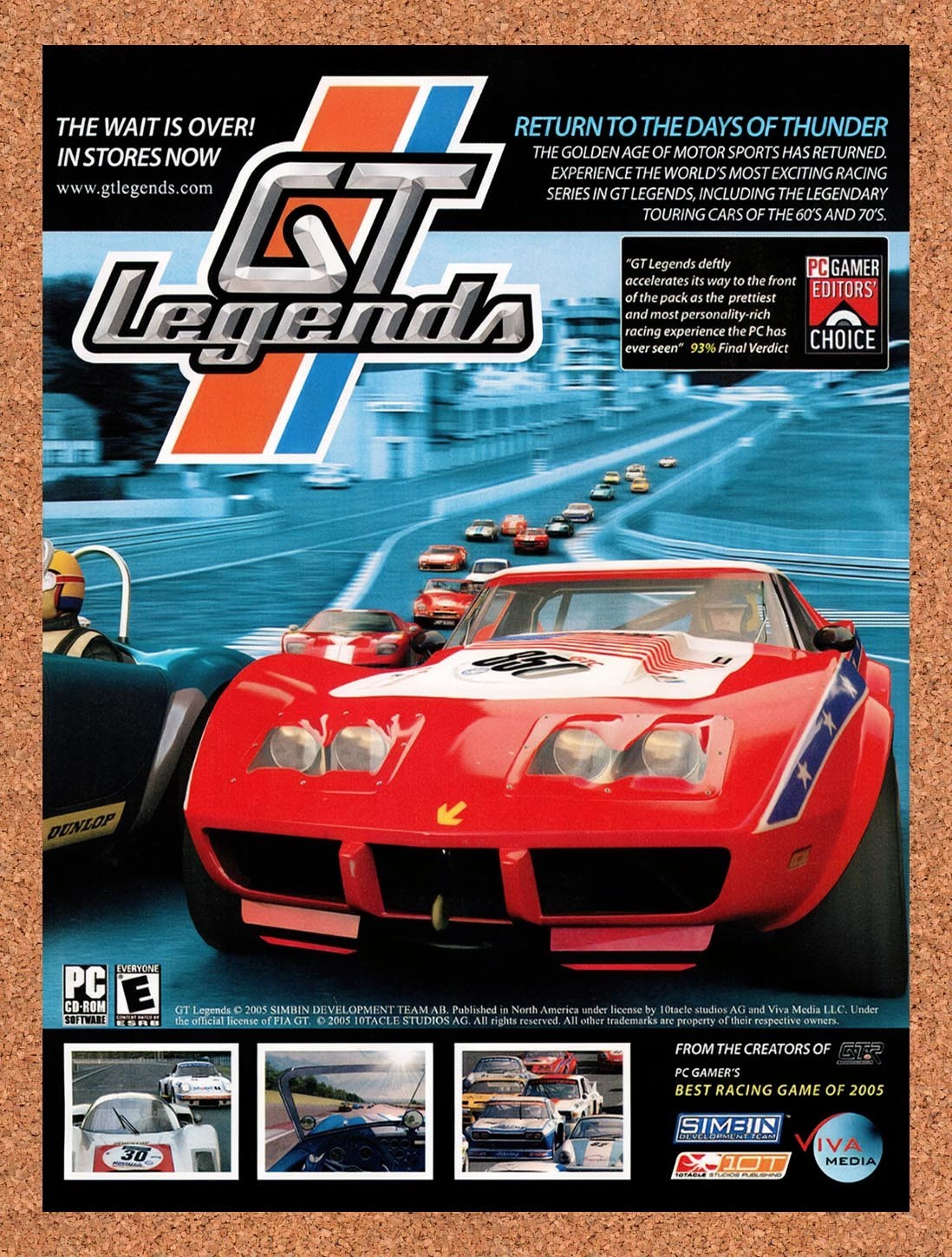 2006 GT Legends PC Original Advertisement / Retro Promo v2