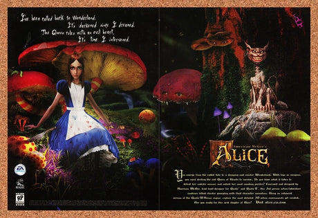 2000 American McGees Alice PC Original Advertisement / Retro Wall Art v3