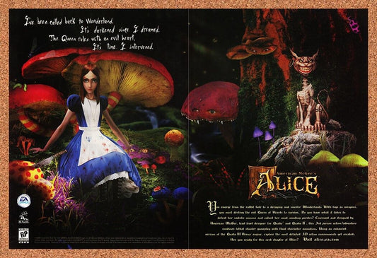 1999 American McGees Alice PC Original Advertisement / Retro Wall Art v3