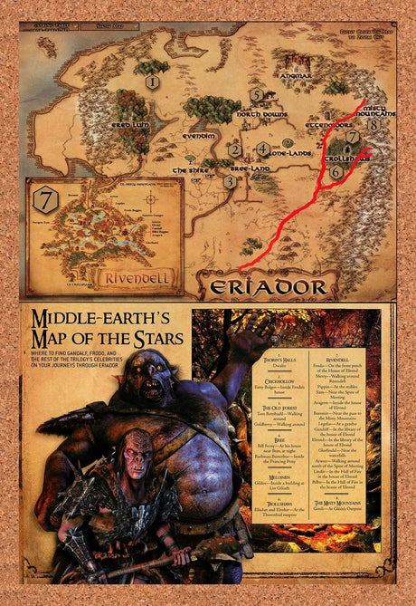 2007 Lord Of The Rings Online Shadows Of Angmar Map Original Ad / Promo vr2