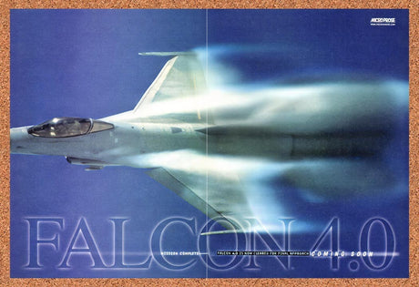 1998 Falcon 4.0 PC Original Advertisement / Retro Promo v2