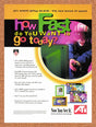 1998 ATI Xpert 3D How Fast. Ad Original Advertisement / Retro Promo v2