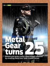 2012 Metal Gear Solid Ground Zeroes Metal Gear 25th Anniversary Original Ad v1