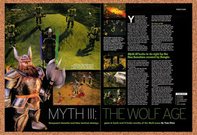 2001 Myth III The Wolf Age PC Original Advertisement / Retro Promo vr1