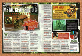 Metal Gear Solid 3 Snake Eater PS2 Original 2004 Vintage Ad - Game Review Promo