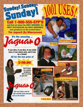 1997 Atari Jaguar O Satire Original Advertisement / Retro Promo vc1