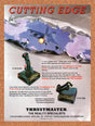 1995 Thrustmaster F-16 Flight Sticks Original Advertisement / Retro Wall Art v2