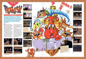 Pugsy Genesis Original 1993 Vintage Ad - Video Game Review Promo