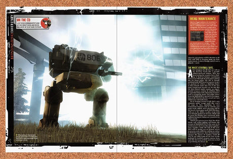 2006 Battlefield 2142 L5 Riesig Walker Original Advertisement / Retro Promo vr1