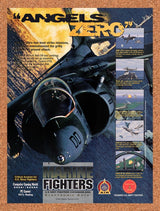 1995 US Navy Fighters Marine Fighters PC Original Ad / Retro Wall Art v1