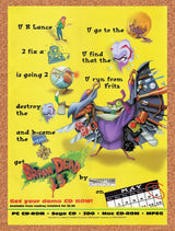 1995 Brain Dead 13  PC Original Advertisement / Retro Wall Art v5