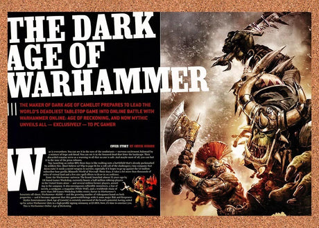 2006 Warhammer Online Age Of Reckoning PC Preview Original Ad / Promo vr3