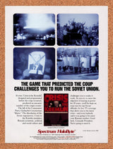 1992 Crisis In The Kremlin PC Original Advertisement / Retro Promo v1