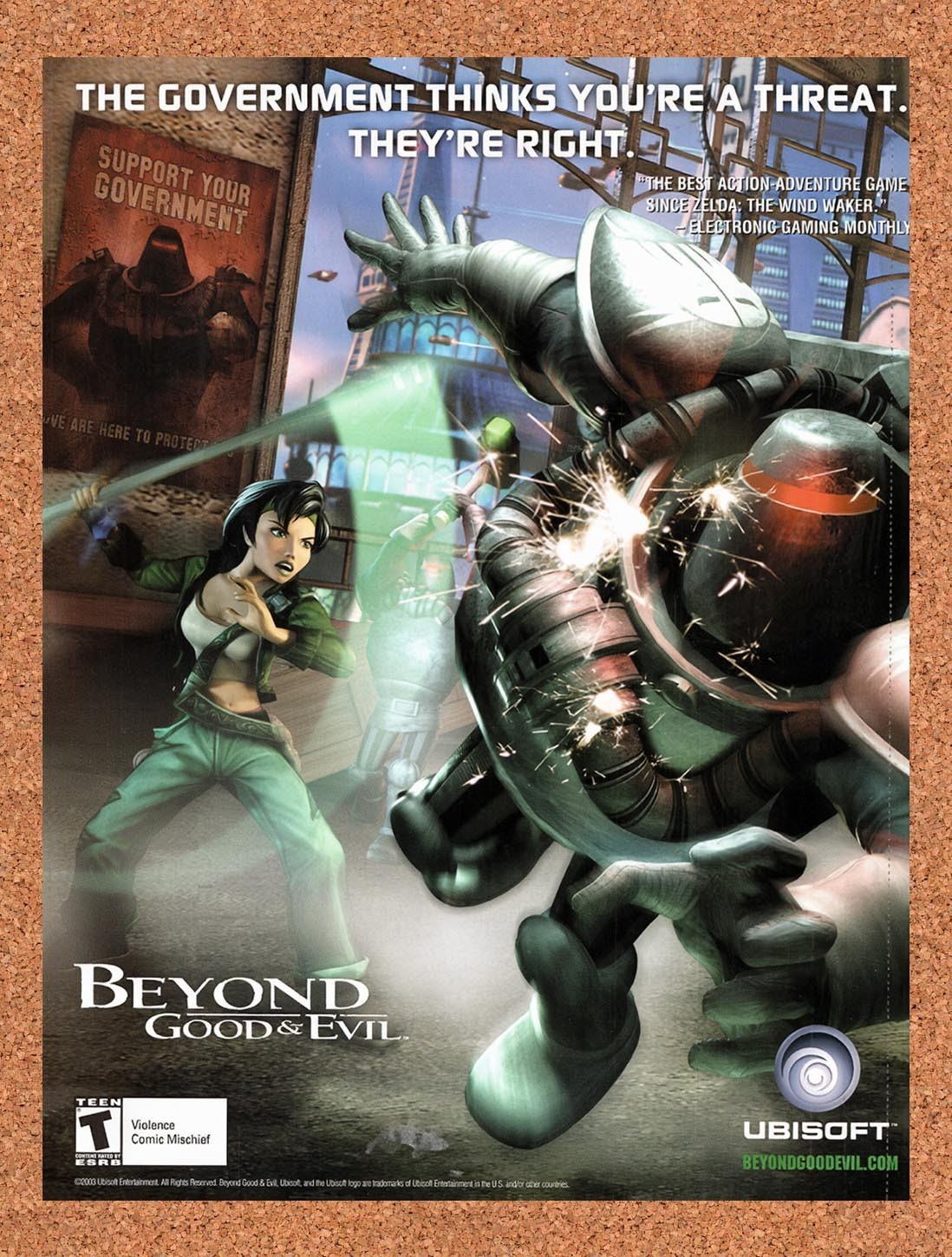 Beyond Good & Evil PC Original Advertisement / Retro Promo v6