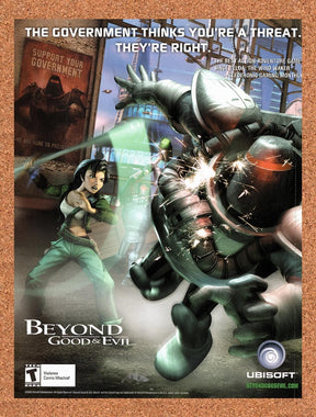 Beyond Good & Evil PC Original Advertisement / Retro Promo v6