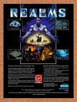 1992 Realms MS-DOS Original Advertisement / Retro Promo v1