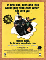 Game Dealer Buy Trade Original 2002 Ad Authentic Tomb Raider Video Game Promo
