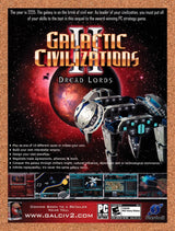 2006 Galactic Civilizations II Dread Lords PC Original Advertisement / Promo v3