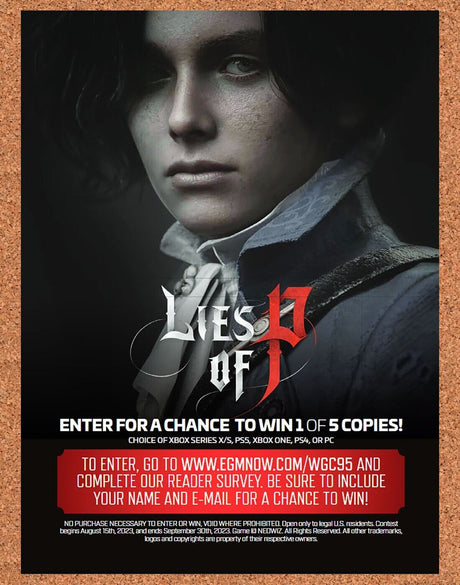 Lies Of P PS5 Original 2023 Ad - Video Game Sweepstakes Display Promo