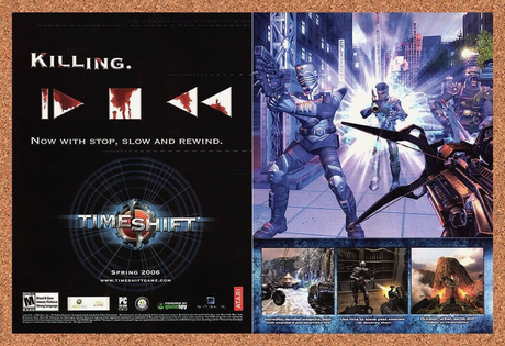 Original 2006 TimeShift PC Vintage Print Ad - Video Game Promo Wall Art 4