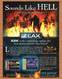 Diablo II PC EAX Original 2002 Ad Authentic Sound Blaster Video Game Promo
