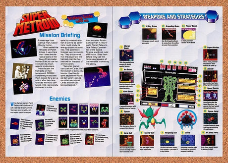 1994 Super Metroid SNES Overview Original Advertisement / Retro Promo vr6