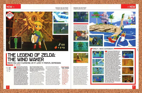 Legend Of Zelda Wind Waker GameCube Original 2003 Ad Authentic Game Art Promo