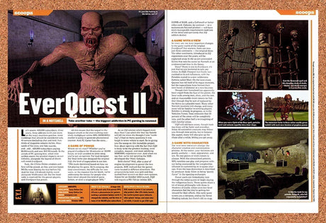 2002 EverQuest II PC Original Advertisement / Retro Promo vr4
