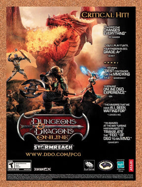 2006 Dungeons & Dragons Online Stormreach PC Original Advertisement / Promo v4