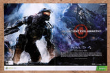 2013 Halo 4 Xbox 360 Original Advertisement / Retro Wall Art v6