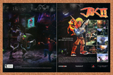 Jak II PS2 Original 2003 Ad Authentic PlayStation Video Game Wall Art Promo
