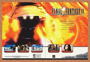 Final Fantasy IX PS1 Original 2001 Print Ad Authentic Mage Video Game Promo