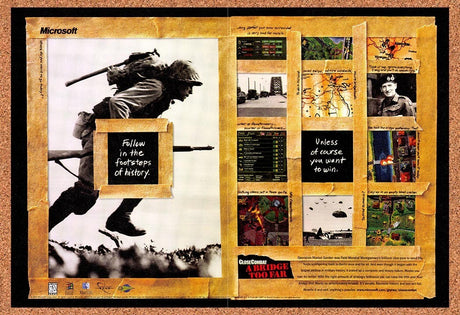 1997 Close Combat A Bridge Too Far PC Original Advertisement / Retro Promo v1