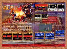 1993 Super Valis IV SNES Original Advertisement / Retro Promo v1