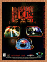 1998 One PS1 Original Advertisement / Retro Wall Art v2
