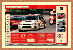 1999 Gran Turismo PS1 Original Advertisement / Retro Promo v2