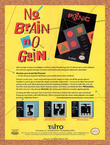 1991 Puzznic NES Original Advertisement / Retro Wall Art v1