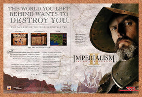 1999 Imperialism II The Age Of Exploration PC Original Advertisement / Promo v2