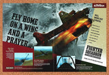 1998 Fighter Squadron Screamin Demons Over Europe PC Original Ad / Promo v2