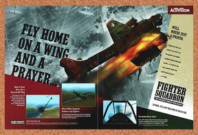 1998 Fighter Squadron Screamin Demons Over Europe PC Original Ad / Promo v2